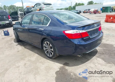 2015 Honda Accord Sport из США, поврежденный, VIN 1HGCR2F51FA134277